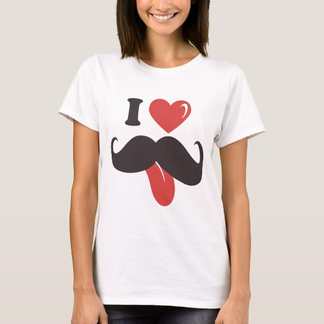 T-shirt Collection Mustache (Devant)