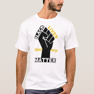 T-shirt Collection officielle Black Lives Matt USA Flag 3
