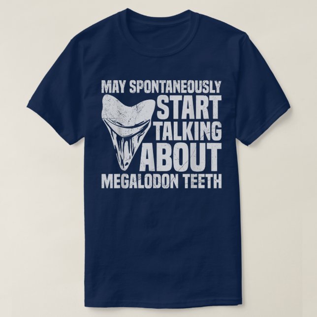 T-shirt Collection Requin Motiveth Citation pour un Megalo (Design devant)