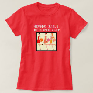 T-shirt Collection Shopping Queen - Dames 