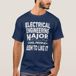 T-shirt Collège de génie électrique Cool principaux