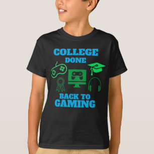 T-shirt College Done Retour à la graduation de jeu 2022 dr