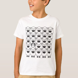 T-shirt Colley barbu chez les moutons