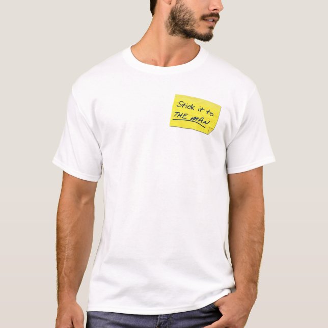 T-shirt Collez-le à l'homme ! (Devant)