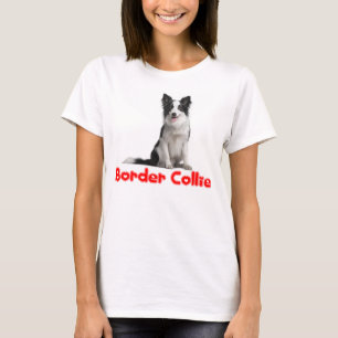 T-shirt Collie à la frontière noire et blanche Tee - shi