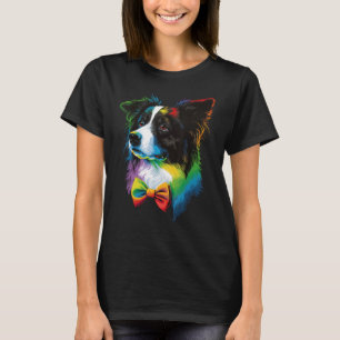 T-shirt Collie Chien à la frontière Collie Lover
