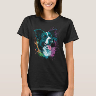 T-shirt Collie chien à la frontière Collie Lover_3
