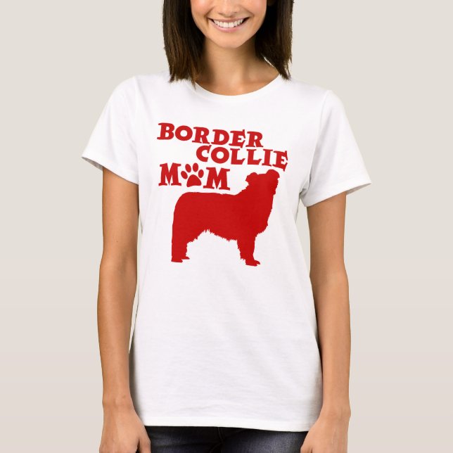 T-SHIRT COLLIE FRONTALIÈRE MOM (Devant)