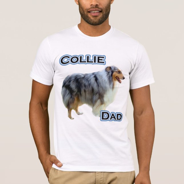 T-shirt Collie Papa 4 (Devant)