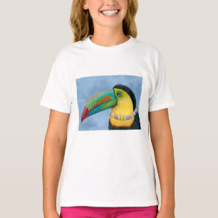 T-shirt Collier volé déchiqueté fillette