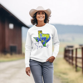 T-shirt Collines de Lupins Bleus du Texas État du Texas