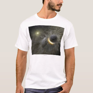 T-shirt Collision de l'espace du concept de l'artiste chez
