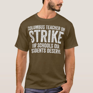 T-shirt Colloque Enseignant En Grève Pour L'École Nos Étud
