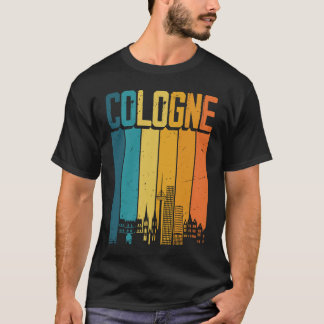 T-shirt Cologne Skyline Retro Vintage Souvenir Cologne