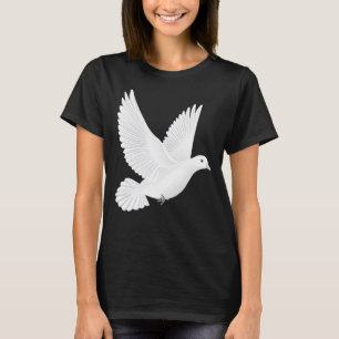 T-shirt Colombe blanche
