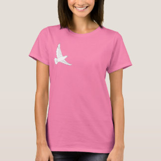 T-shirt Colombe blanche