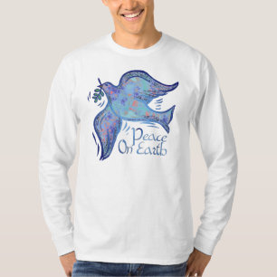 T-shirt Colombe de chemise bilatérale de paix