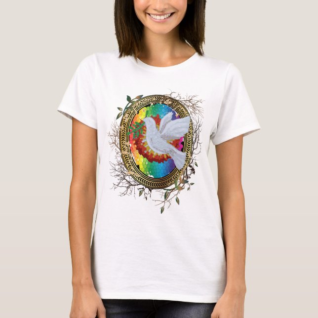 T-shirt Colombe de paix (Devant)