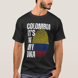 T-shirt Colombia It's In My DNA Matching Colombian Men Wom