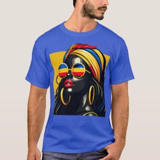 T-shirt Colombianas Souvenirs Femme Drapeau Racines Colomb