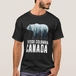 T-shirt Colombie-Britannique Vancouver Canada Ours Forêt V