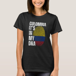T-shirt Colombie C'est Dans Mon ADN Correspondant Aux Homm