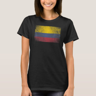 T-shirt Colombie Colombienne Flag Pride Pays Accueil Match