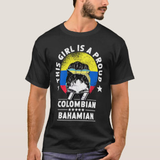 T-shirt Colombie Drapeau Bahamas femmes grandissantes Cito