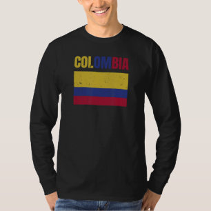 T-shirt Colombie Drapeau Colombien République De Colombie
