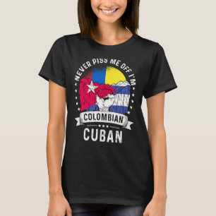 T-shirt Colombie Drapeau Cuba Humour de la fierté citoyenn