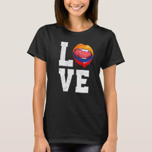 T-shirt Colombie Drapeau de football Fan Love Colombien