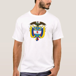 T-shirt Colombie pays blason armoiries symbole emblème dra