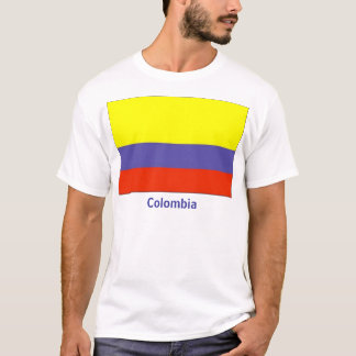 T-shirt colombien de drapeau