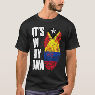 T-shirt Colombien Et Timorais Mélangent L'ADN Patrimoine D