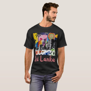 T-shirt Colombo Sri Lanka Graffiti Mural Tank, Homme