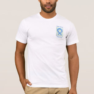 T-shirt Colon Cancer Sensibilisation Ruban Custom Angel Te