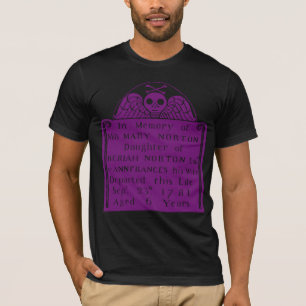 T-shirt Coloniale American Tombstone Crull Angel Bones