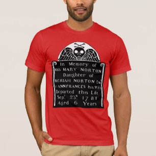 T-shirt Coloniale American Tombstone Crull Angel Bones