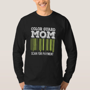 T-shirt Color Guard Maman Rechercher le paiement Drapeau D