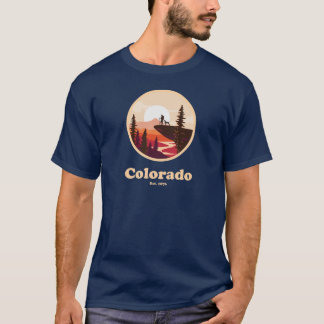T-Shirt Colorado Est 1876 Noir