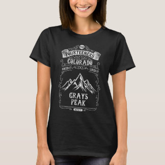 T-shirt Colorado-Fourteeners-Randonnées-Grays