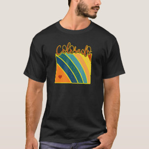 T-shirt Colorado State Pride Coucher du soleil J'aime Colo