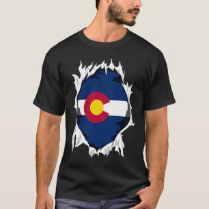 T-shirt Colorado Top pour Coloradan CO Native Home State F