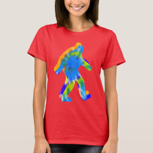 T-shirt Colorant de cravate de Bigfoot