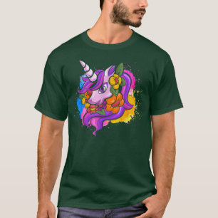 T-shirt Coloré animal magique Unicorn Lover Fairytale Un