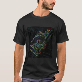 T-shirt coloré de grenouille
