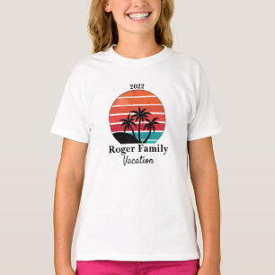 T-shirt Coloré Famille Réunion