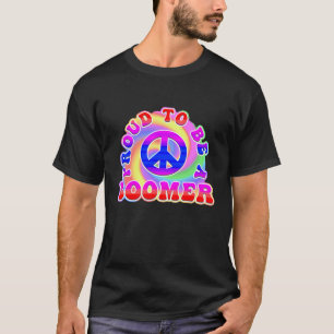 T-shirt Coloré FIER D'ÊTRE UN BOOMER Tie Tee Design