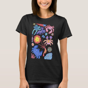 T-shirt Coloré mignon Hawaiian Tie Dye Tortue de mer femme