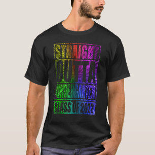 T-shirt Coloré Teinture De Tie Directement En Dehors De La